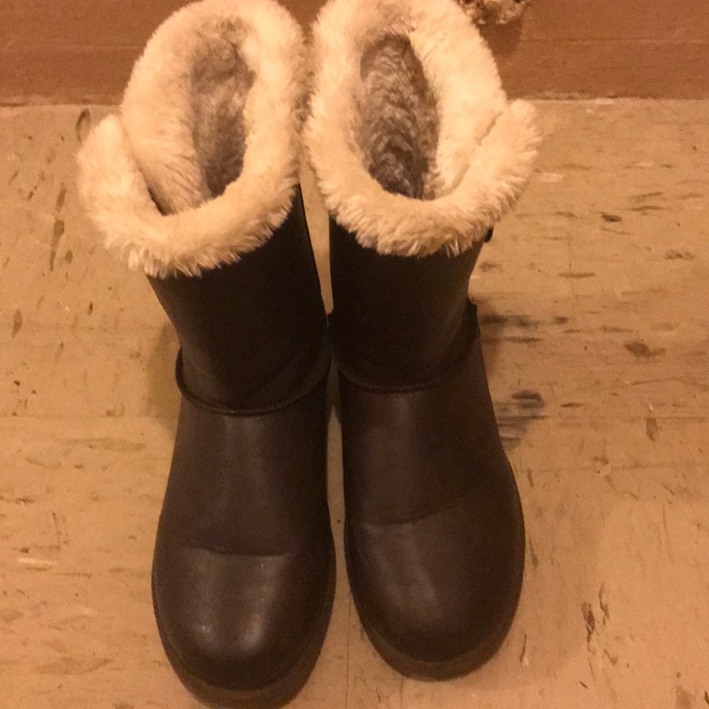 Real Leather Winter Boots